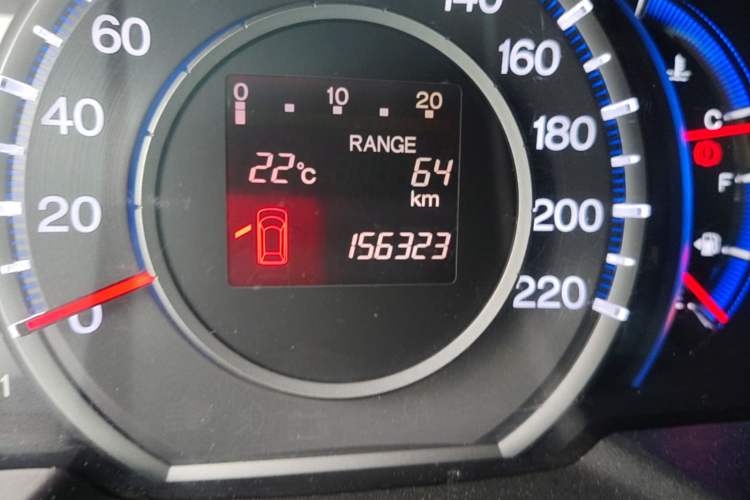 Used Honda Odyssey 2009 2.4L Comfort Edition Odometer Close Up
