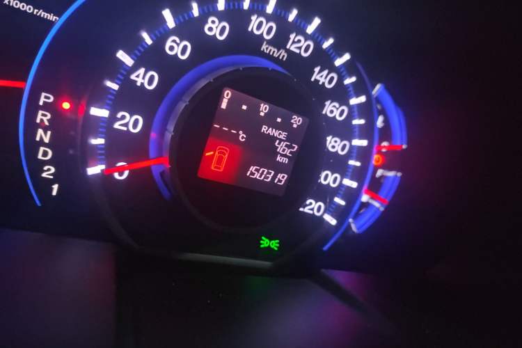 Used Honda Odyssey 2009 2.4L Luxury Edition Odometer Close Up