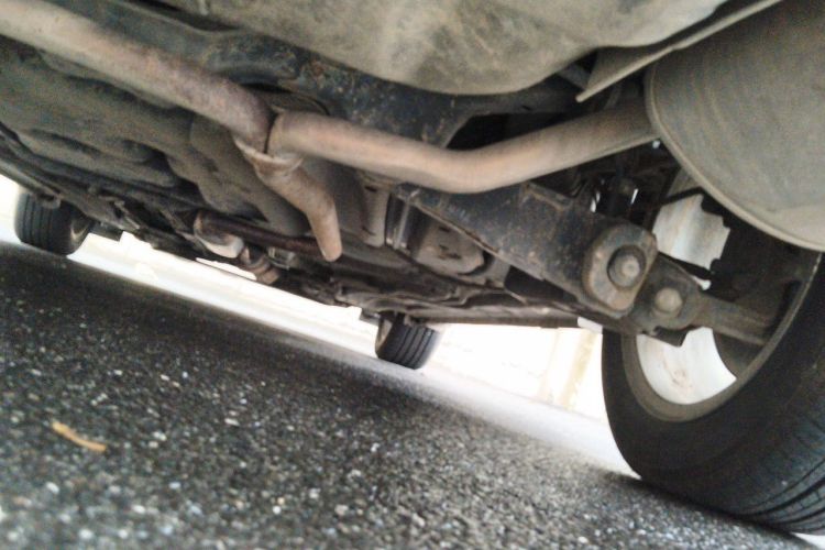 Used Honda Odyssey 2009 2.4L Leading Edition Chassis Rear