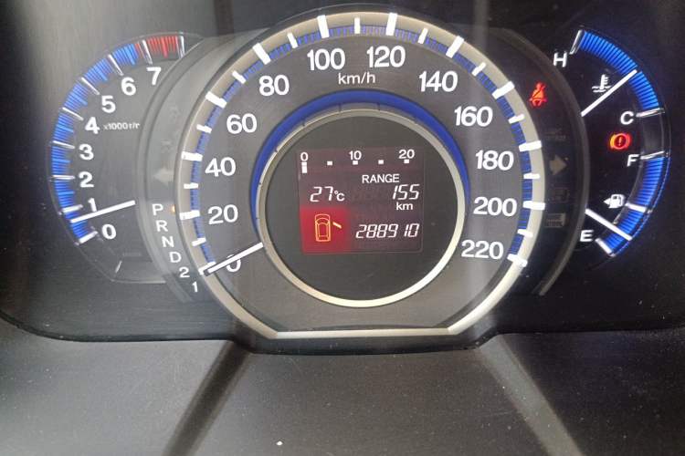 Used Honda Odyssey 2009 2.4L Comfort Edition Odometer Close Up
