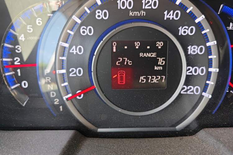Used Honda Odyssey 2009 2.4L Luxury Edition Odometer Close Up