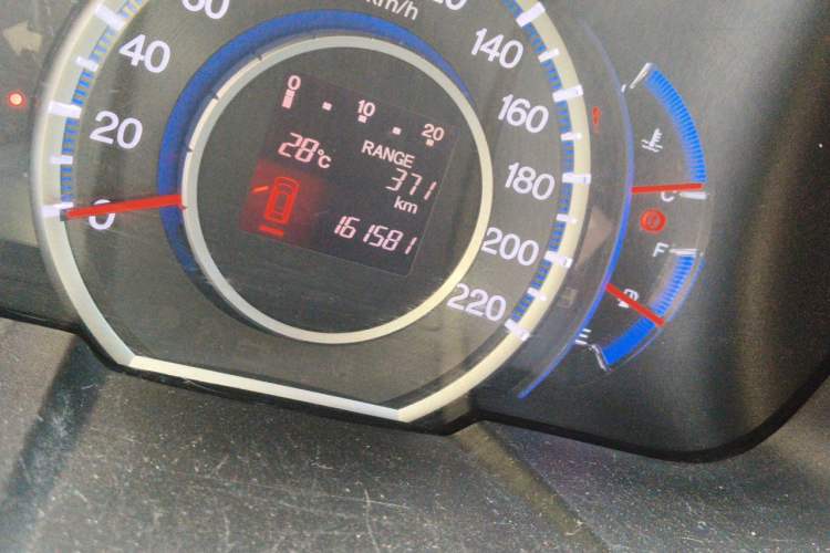 Used Honda Odyssey 2009 2.4L Leading Edition Odometer Close Up