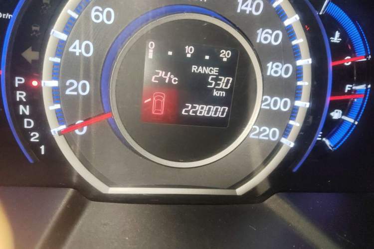 Used Honda Odyssey 2009 2.4L Luxury Edition Odometer Close Up