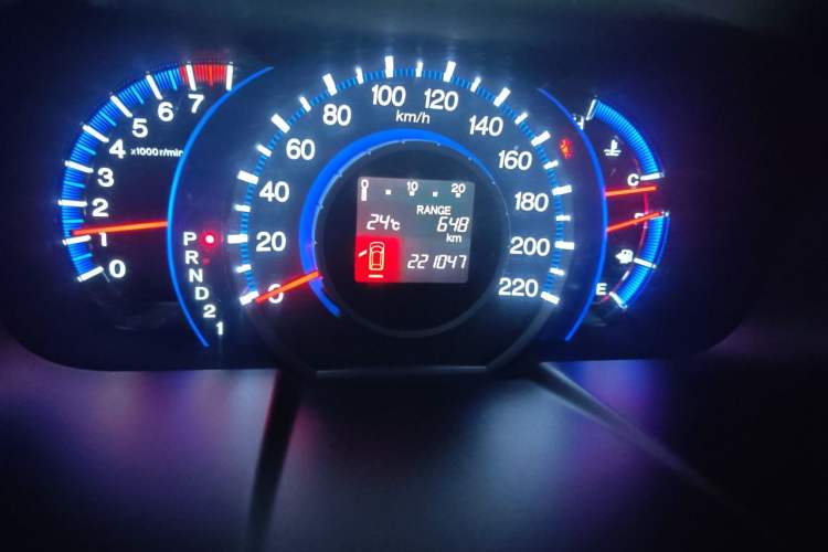 Used Honda Odyssey 2009 2.4L Luxury Edition Odometer Close Up