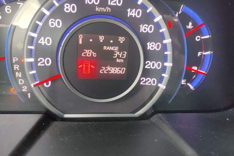 Used Honda Odyssey 2011 Jingxiu 2.4L Leading Edition Odometer Close Up