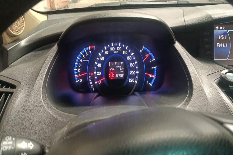 Used Honda Odyssey 2011 Jingxiu 2.4L Luxury Edition Odometer Close Up