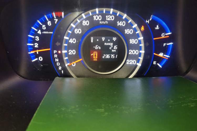 Used Honda Odyssey 2011 Jingxiu 2.4L Luxury Edition Odometer Close Up