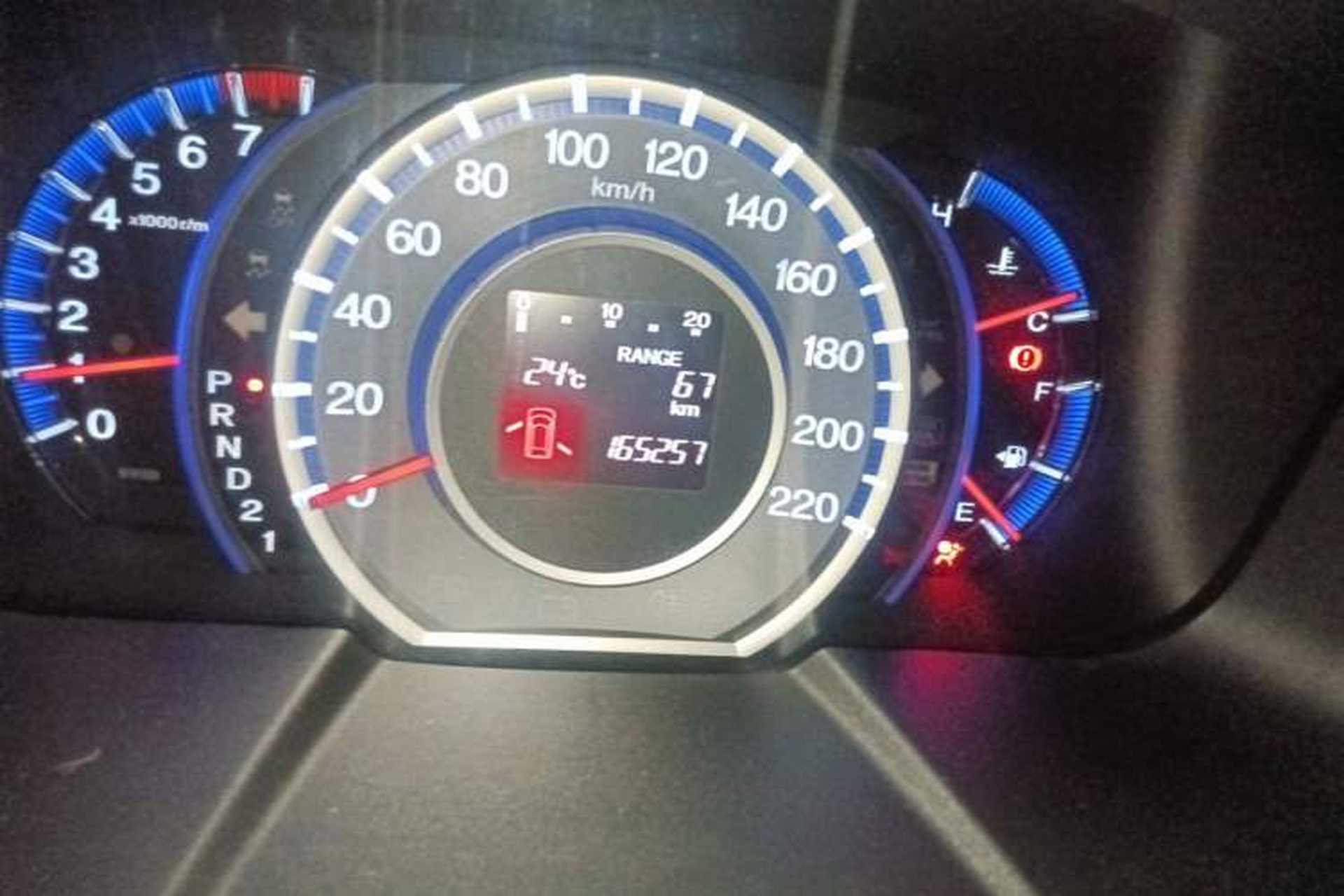 Used Honda Odyssey 2011 Jingxiu 2.4L Luxury Edition Odometer Close Up