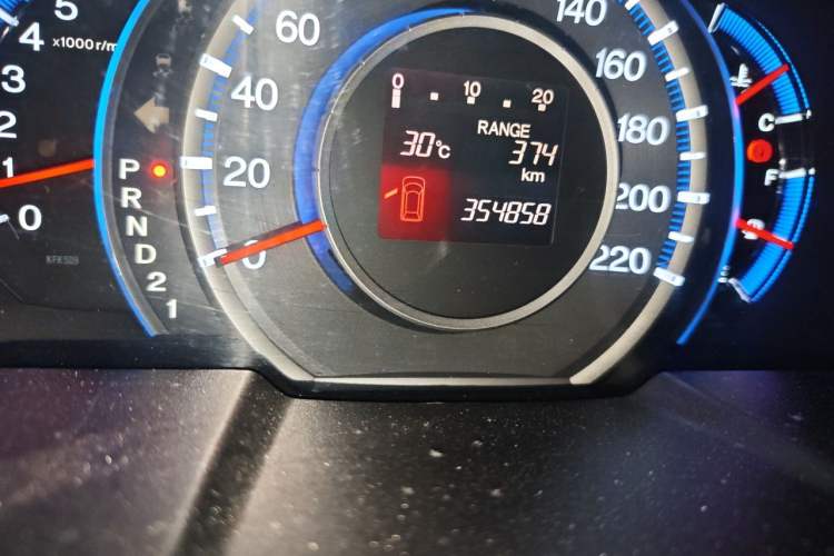 Used Honda Odyssey 2011 Jingxiu 2.4L Luxury Edition Odometer Close Up