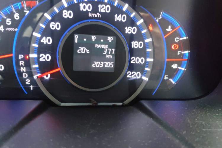 Used Honda Odyssey 2011 Jingxiu 2.4L Luxury Edition Odometer Close Up