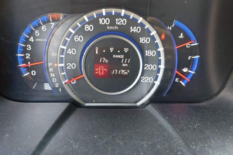Used Honda Odyssey 2011 Jingxiu 2.4L Luxury Edition Odometer Close Up