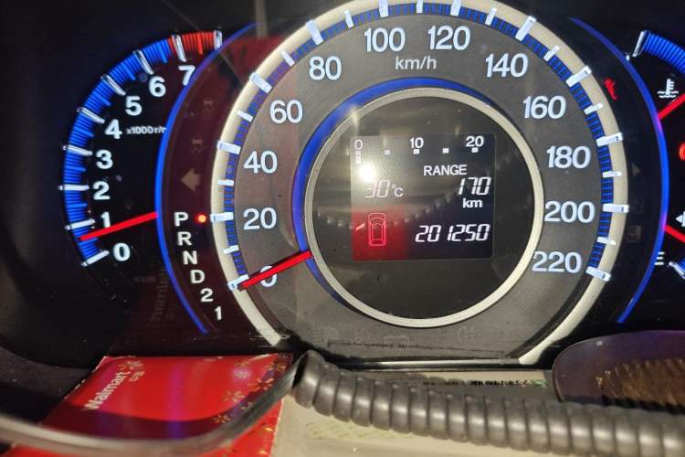 Used Honda Odyssey 2011 Jingxiu 2.4L Luxury Edition Odometer Close Up