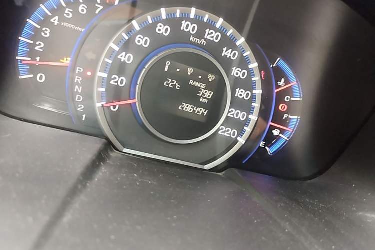 Used Honda Odyssey 2011 Jingxiu 2.4L Leading Edition Odometer Close Up
