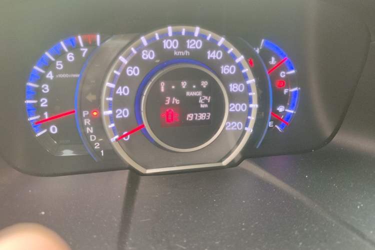 Used Honda Odyssey 2011 Jingxiu 2.4L Luxury Edition Odometer Close Up
