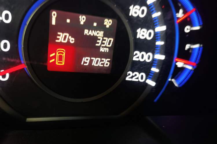 Used Honda Odyssey 2011 Jingxiu 2.4L Luxury Edition Odometer Close Up