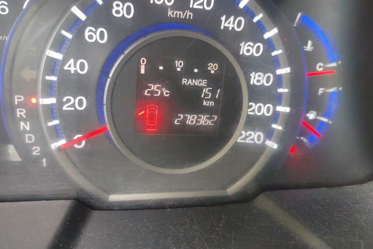 Used Honda Odyssey 2011 Jingxiu 2.4L Luxury Edition Odometer Close Up