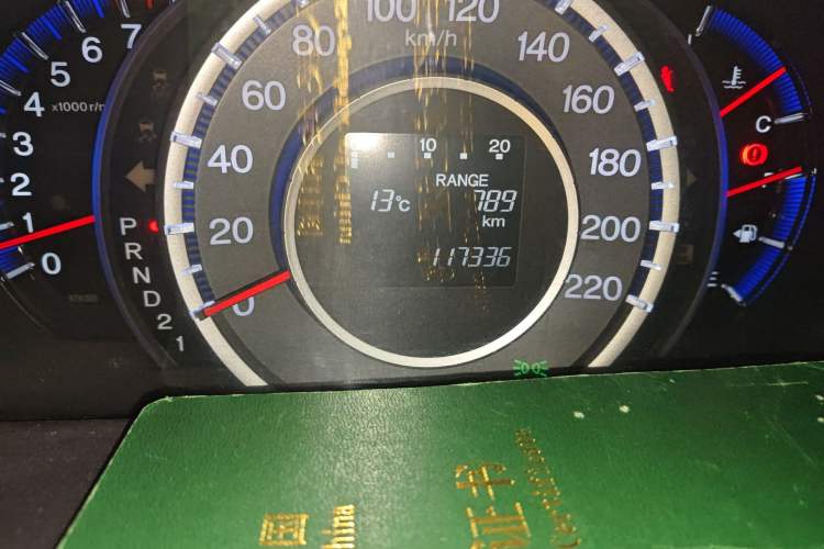 Used Honda Odyssey 2011 Jingxiu 2.4L Luxury Edition Odometer Close Up