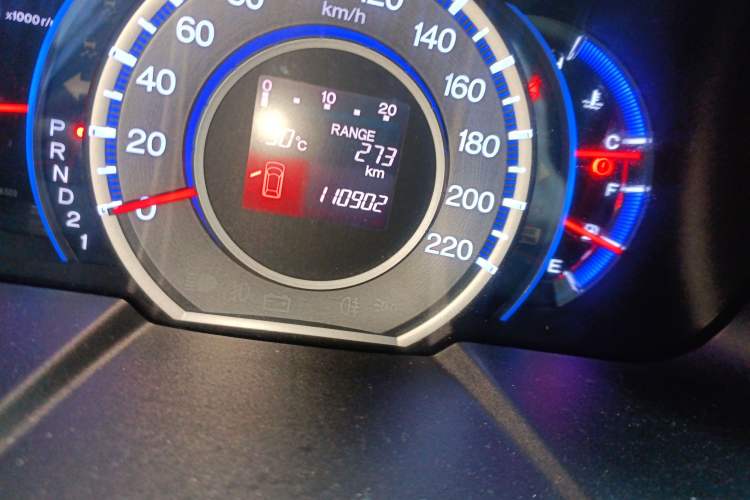 Used Honda Odyssey 2011 Jingxiu 2.4L Luxury Edition Odometer Close Up