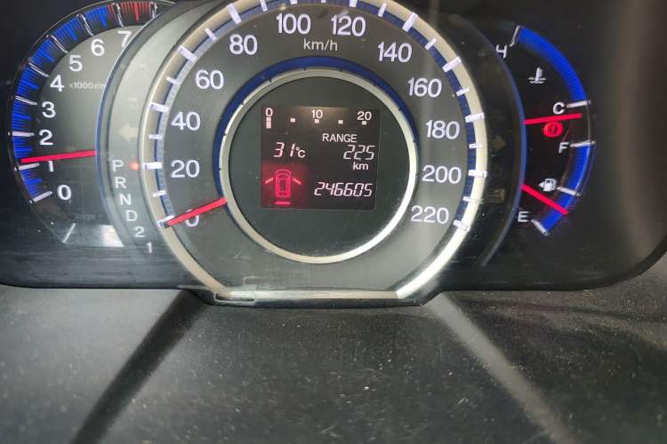 Used Honda Odyssey 2011 Jingxiu 2.4L Luxury Edition Odometer Close Up