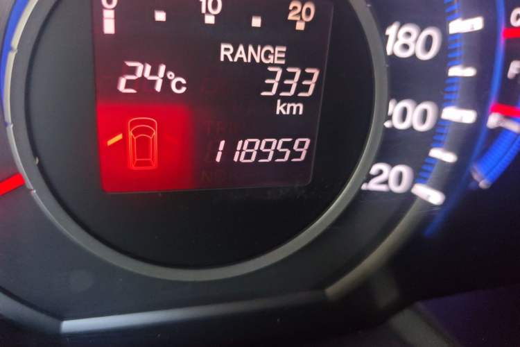 Used Honda Odyssey 2013 2.4L Luxury Edition Odometer Close Up
