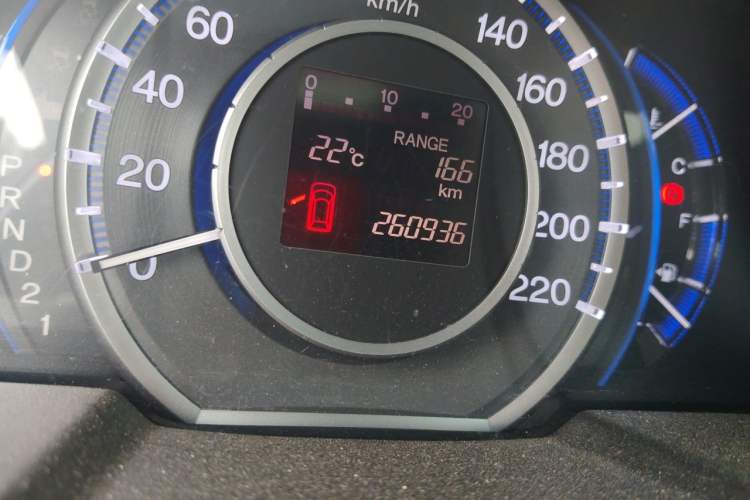 Used Honda Odyssey 2013 2.4L Luxury Edition Odometer Close Up