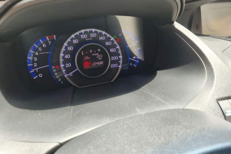 Used Honda Odyssey 2013 2.4L Luxury Edition Odometer Close Up