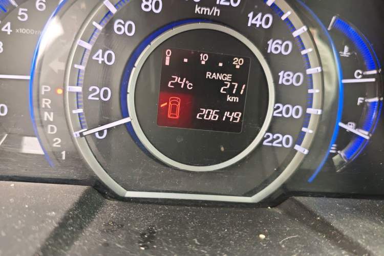 Used Honda Odyssey 2013 2.4L Luxury Edition Odometer Close Up