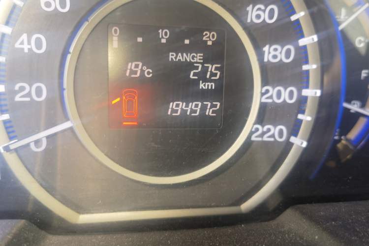 Used Honda Odyssey 2013 2.4L Luxury Edition Odometer Close Up
