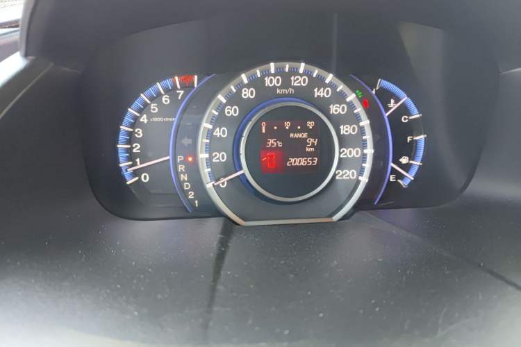 Used Honda Odyssey 2013 2.4L Luxury Edition Odometer Close Up