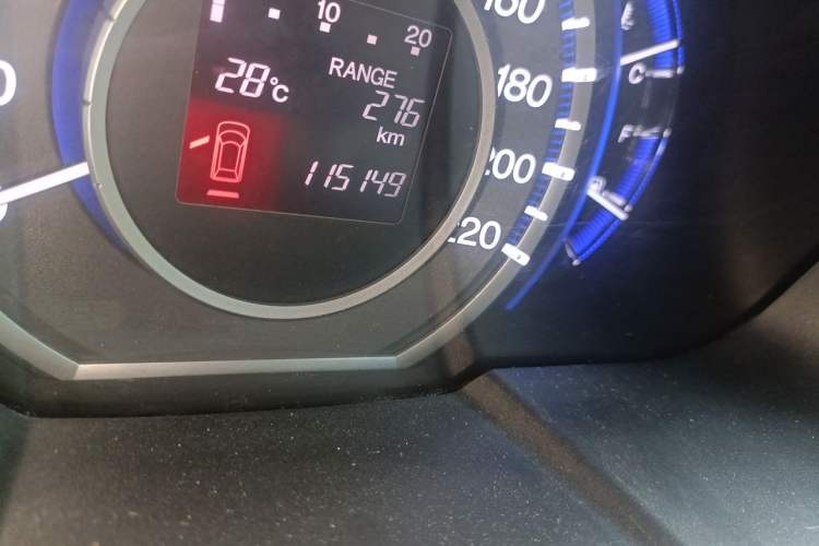 Used Honda Odyssey 2014 2.4L Luxury Edition Odometer Close Up