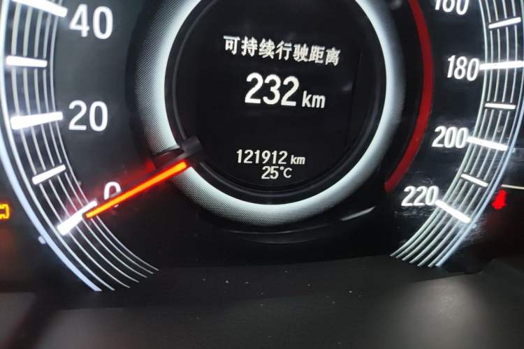 Used Honda Odyssey 2015 Revised Version 2.4L Supreme Edition Odometer Close Up
