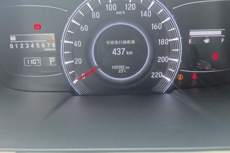 Used Honda Odyssey 2015 Revised Version 2.4L Supreme Edition Odometer Close Up