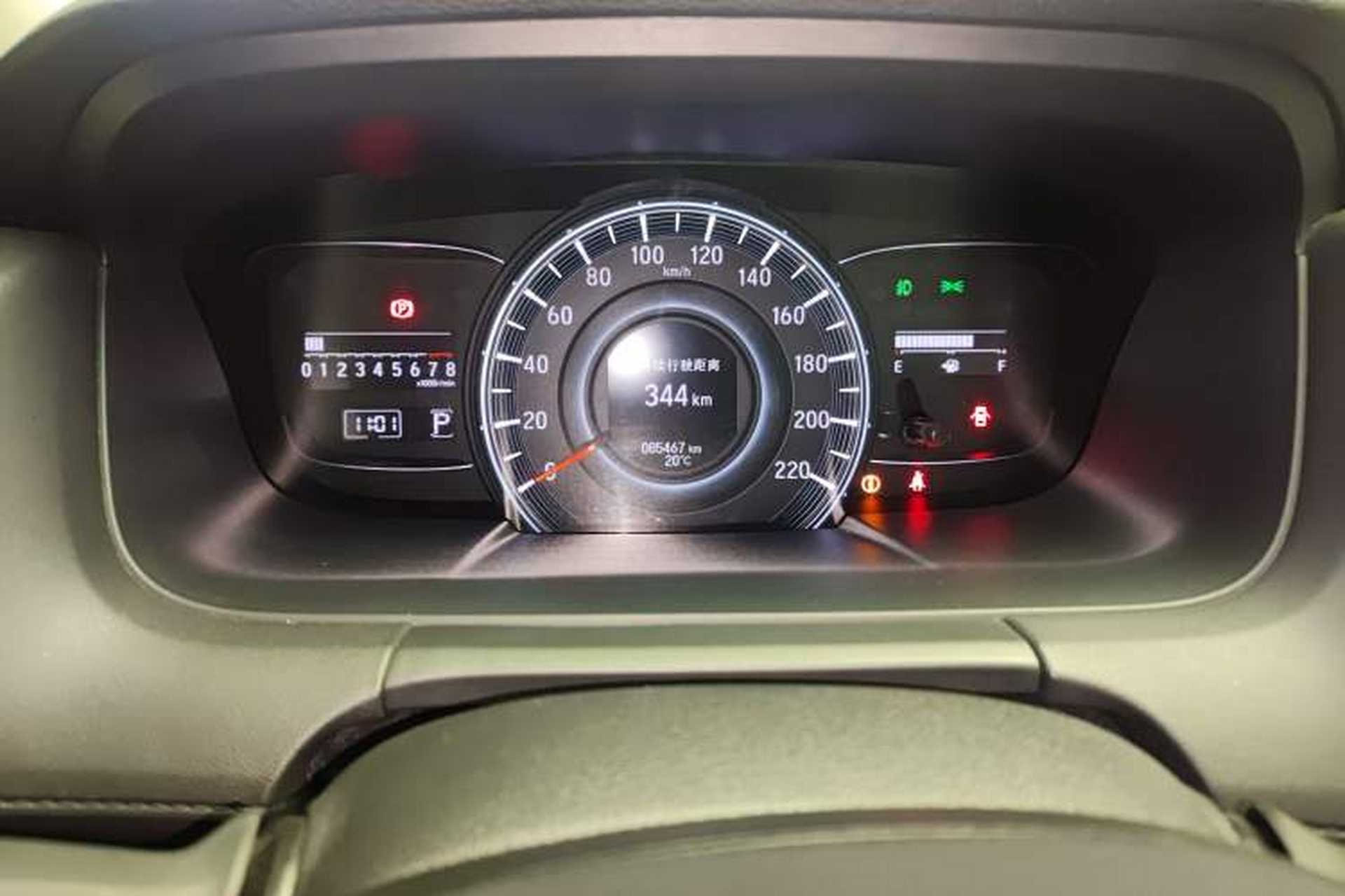 Used Honda Odyssey 2015 2.4L Prestige Edition Odometer Close Up
