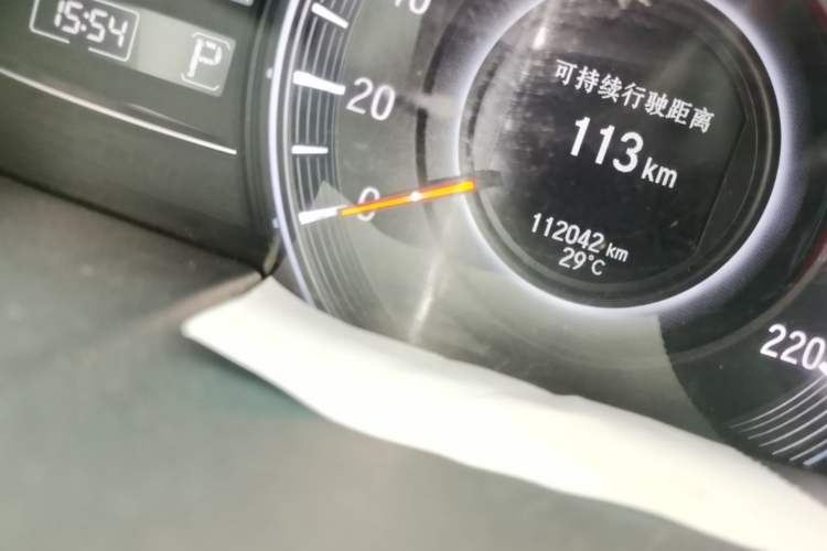 Used Honda Odyssey 2015 Revised Version 2.4L Supreme Edition Odometer Close Up