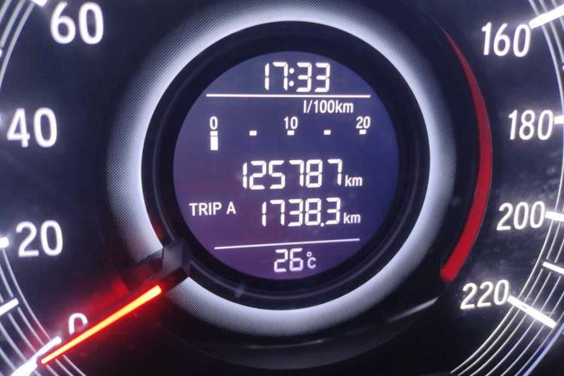 Used Honda Odyssey 2015 2.4L Luxury Edition Odometer Close Up