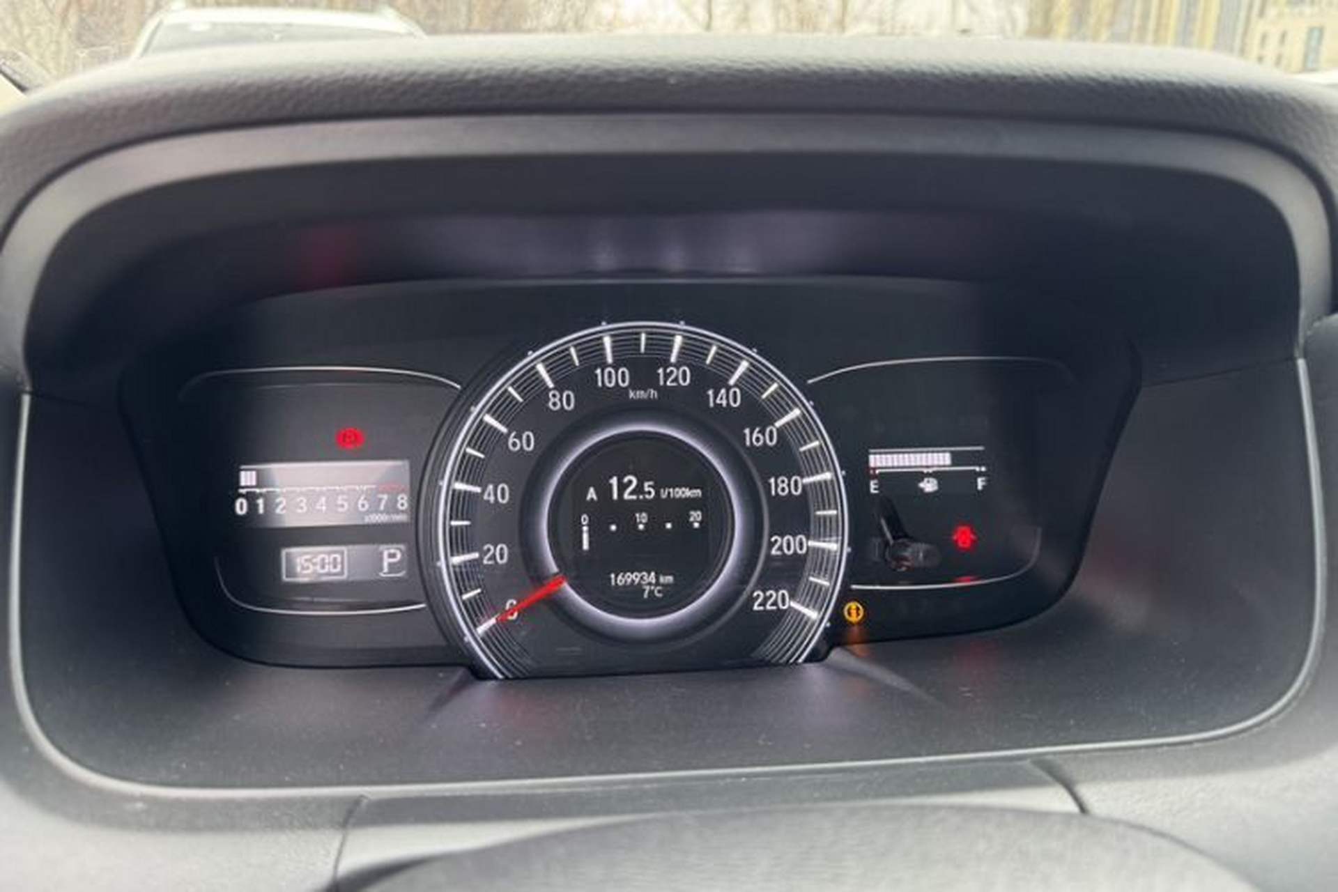Used Honda Odyssey 2015 Revised Version 2.4L Supreme Edition Odometer Close Up