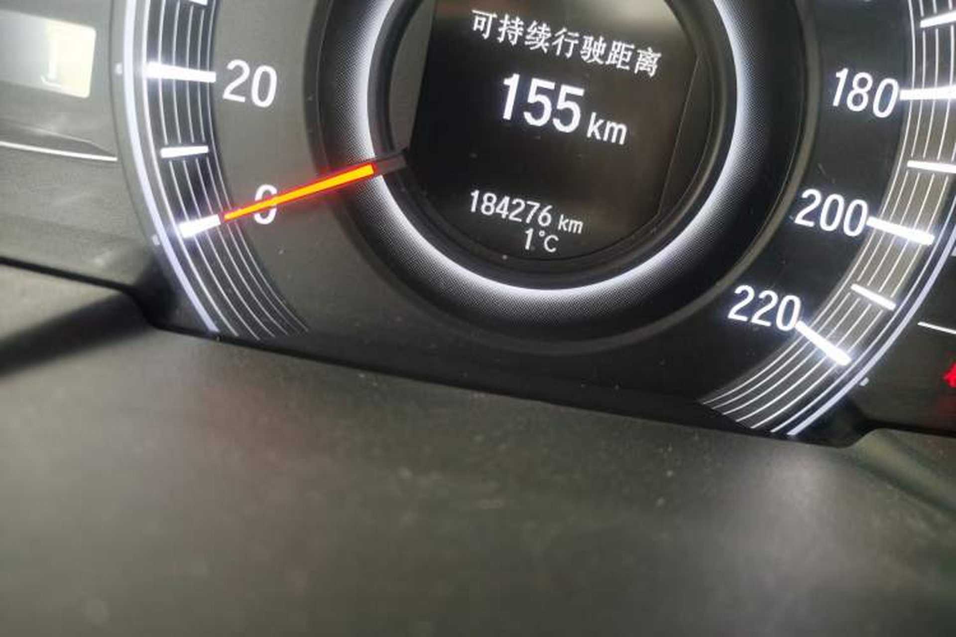 Used Honda Odyssey 2015 Revised Version 2.4L Supreme Edition Odometer Close Up