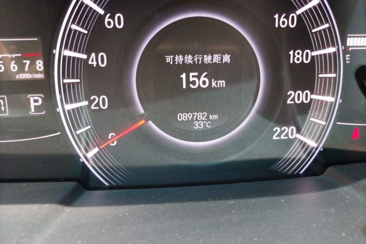 Used Honda Odyssey 2015 Revised Version 2.4L Supreme Edition Odometer Close Up