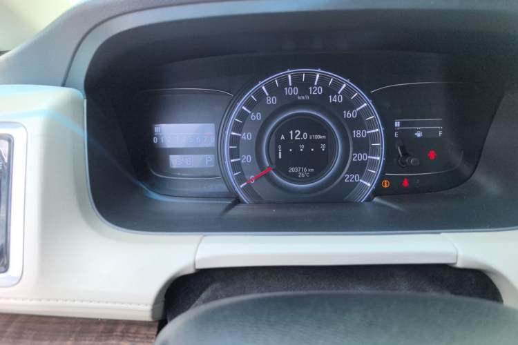 Used Honda Odyssey 2015 2.4L Prestige Edition Odometer Close Up