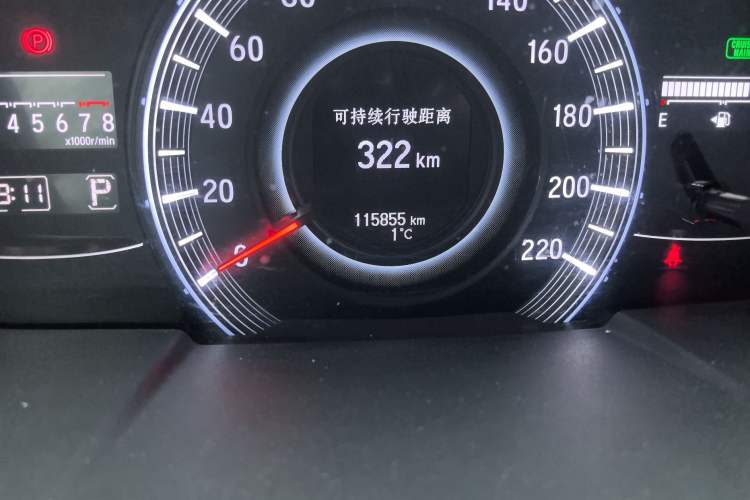 Used Honda Odyssey 2015 Revised Version 2.4L Supreme Edition Odometer Close Up