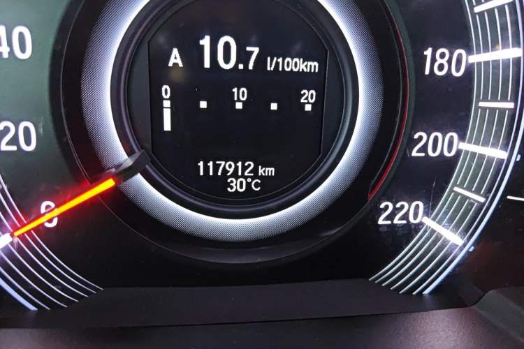Used Honda Odyssey 2015 Revised Version 2.4L Supreme Edition Odometer Close Up