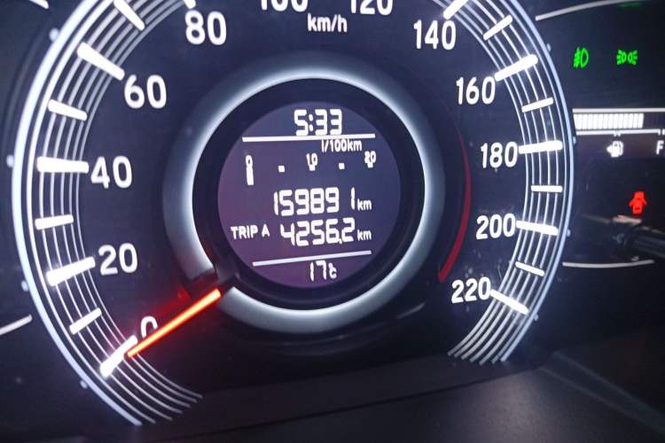 Used Honda Odyssey 2018 2.4L Smart Edition Odometer Close Up