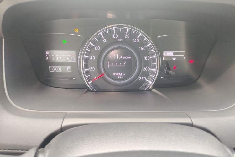 Used Honda Odyssey 2018 2.4L Supreme Edition Odometer Close Up