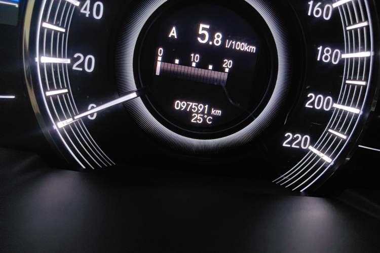 Used Honda Odyssey 2019 2.0L Rui-Zunxiang Edition Odometer Close Up