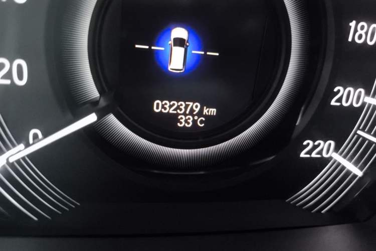 Used Honda Odyssey 2019 2.0L Rui-Zunxiang Edition Odometer Close Up