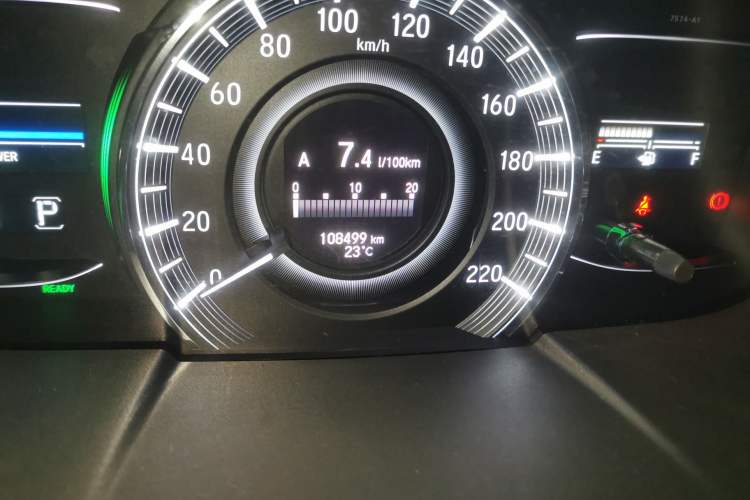 Used Honda Odyssey 2019 2.0L Rui·Comfort Edition Odometer Close Up