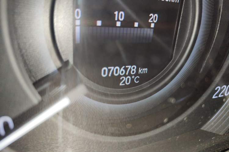 Used Honda Odyssey 2019 2.0L Rui-Zunxiang Edition Odometer Close Up