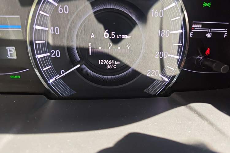Used Honda Odyssey 2019 2.0L Rui·Comfort Edition Odometer Close Up