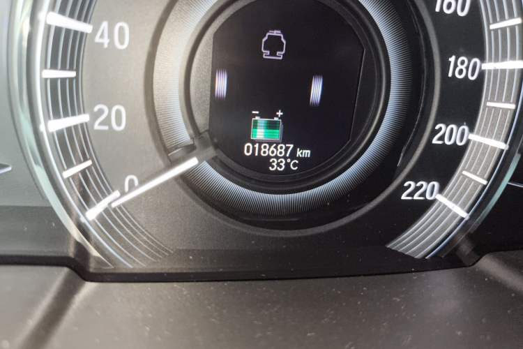 Used Honda Odyssey 2019 2.0L Rui·Zhi Zhen Edition Odometer Close Up