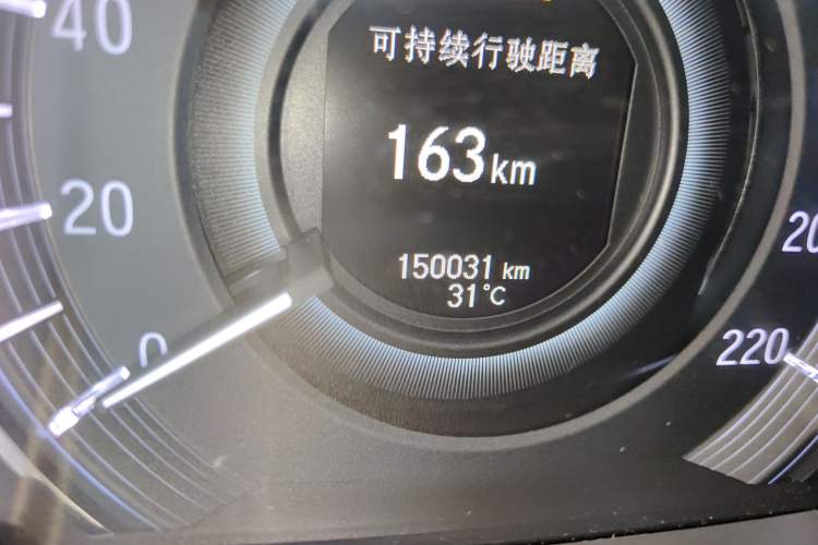 Used Honda Odyssey 2019 2.0L Rui-Changxiang Edition Odometer Close Up